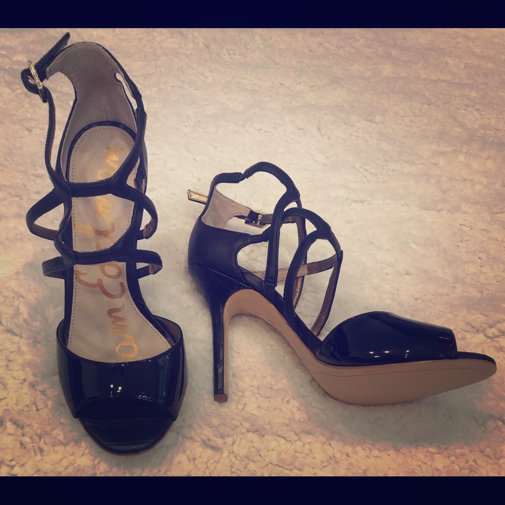 Sam Edelman Heels - Aeryn - Black Patent